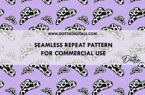 Download Lilac Cowgirl Hats Seamless Pattern PNG - Png Collection