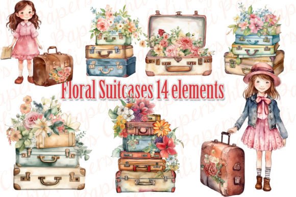 Download Suitcase Clipart,Vintage Suitcase Png, - Png Collection